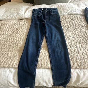 Kut from the Kloth Dark Blue Straight Leg Jeans